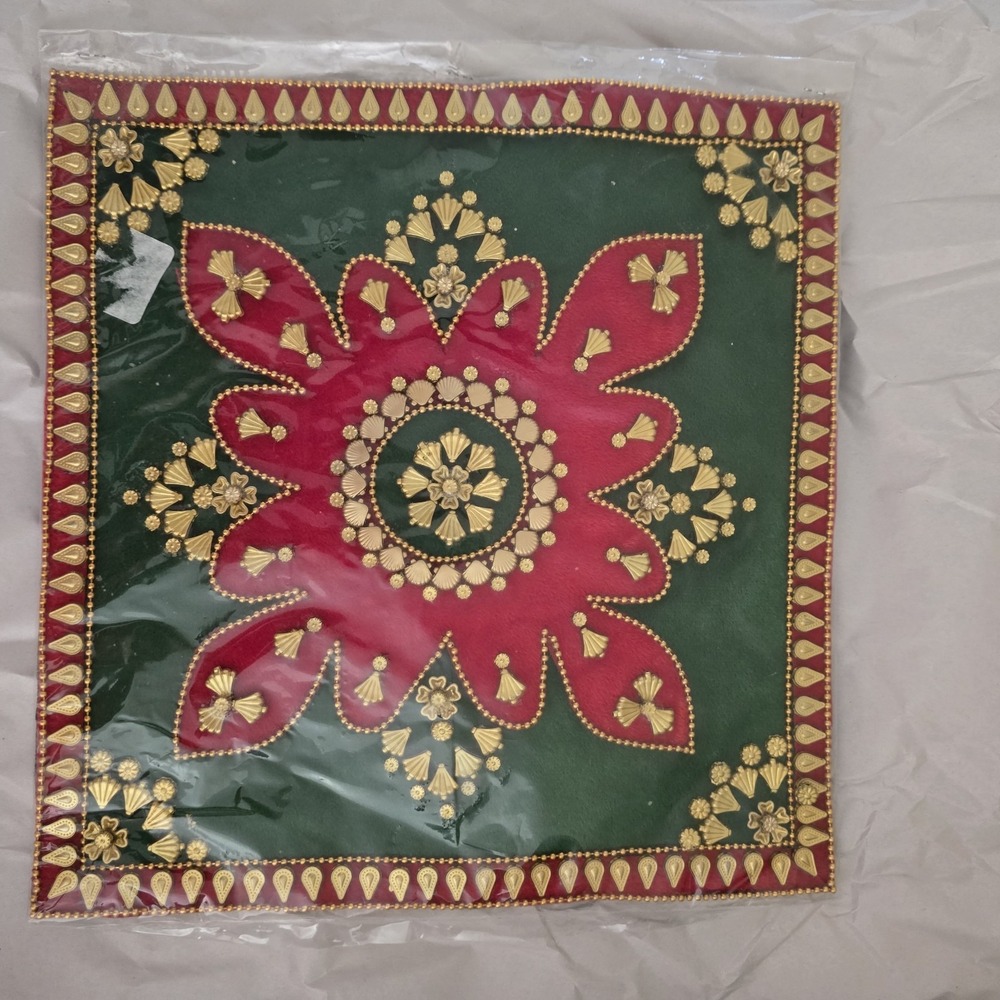Floor Rangoli Acrylic Handcrafted Indian Traditional Home Décor for Festival ...